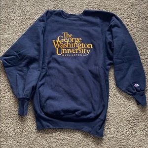 George Washington University Navy Blue Sweatshirt